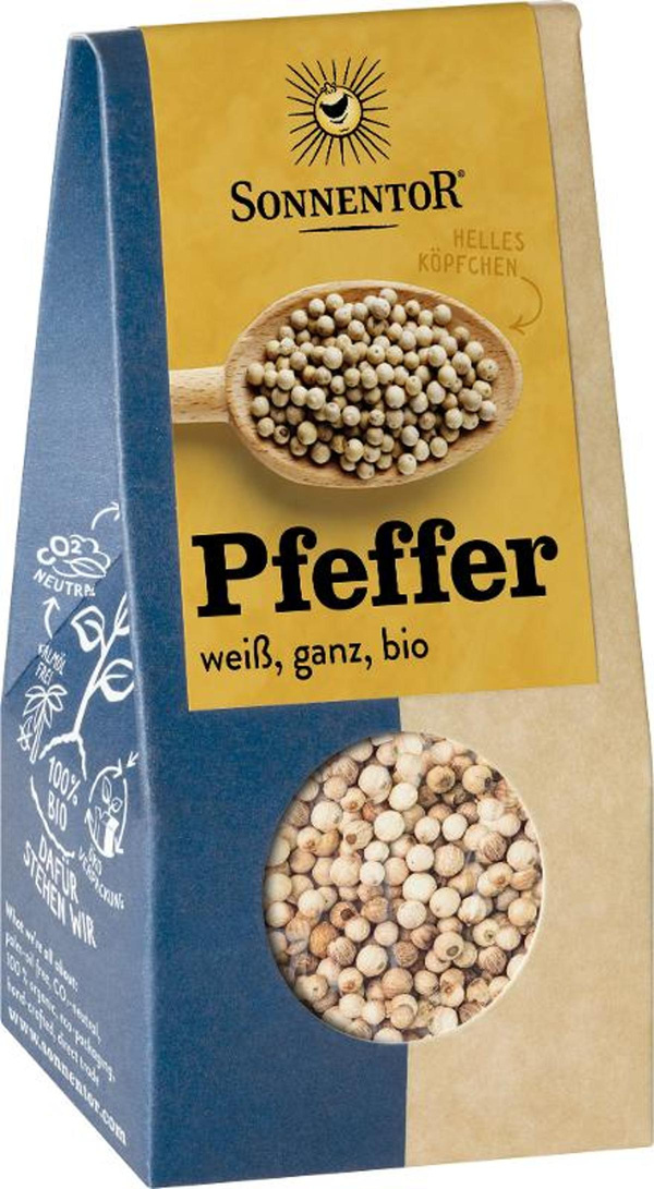 Produktfoto zu Pfeffer weiß ganz