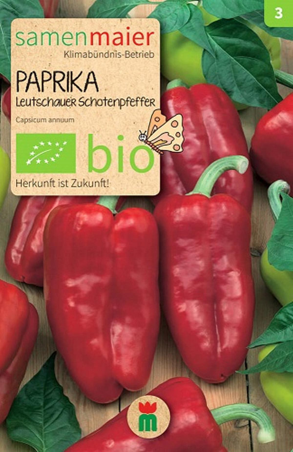 Produktfoto zu Saatgut Paprika Leutschauer Schotenpfeffer