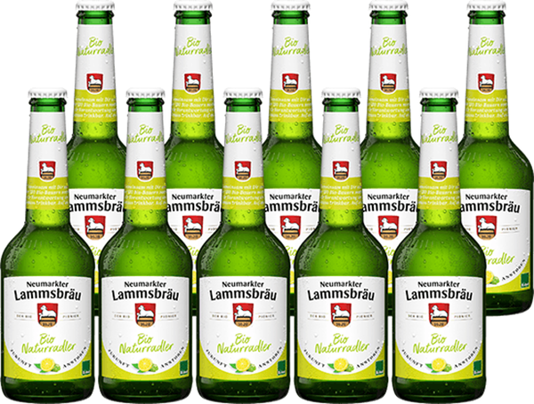 Produktfoto zu Lammsbräu Radler klein 10 x 0,33 l