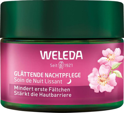 Produktfoto zu Glättende Nachtpflege Wildrose Weleda