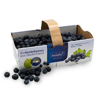 Produktfoto zu Heidelbeeren im Korb