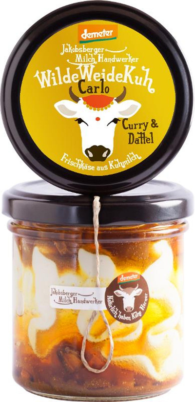 Produktfoto zu Frischkäse Carlo Wilde Weide Kuh