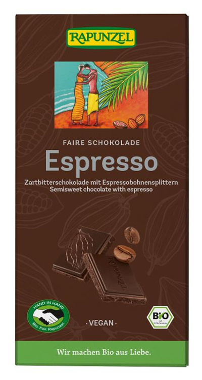 Produktfoto zu Schokolade Zartbitter Espresso