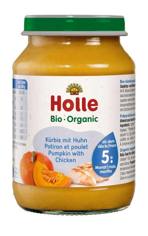 Produktfoto zu Babygläschen Kürbis & Huhn