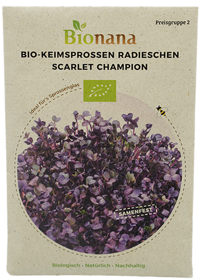 Produktfoto zu Saatgut Keimsprossen Radiesch.