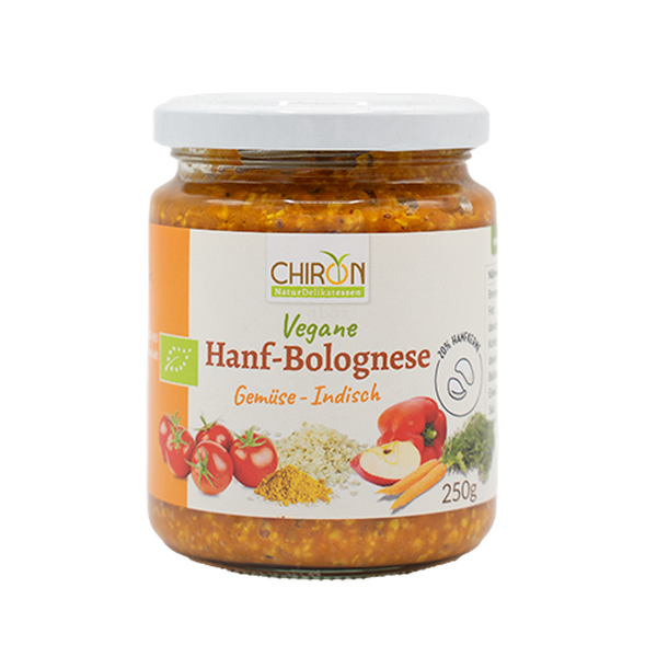 Produktfoto zu Hanf-Bolognese Gemüse-Indisch