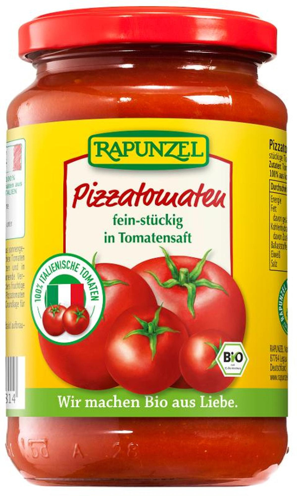 Produktfoto zu Pizzatomaten im Glas