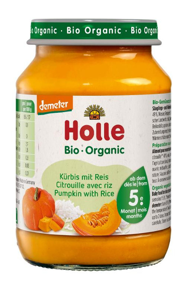 Produktfoto zu Babybrei Kürbis mit Reis