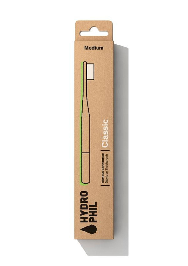 Produktfoto zu Bambuszahnbürste Classic medium