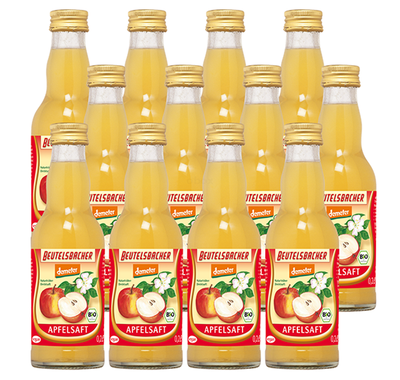 Produktfoto zu Apfelsaft naturtrüb Kasten