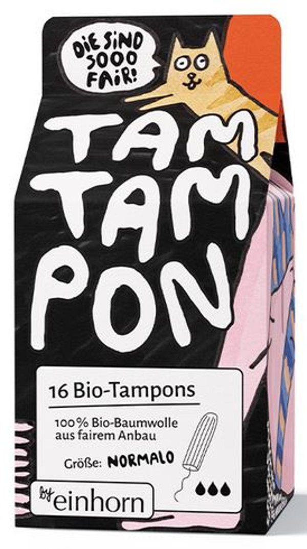 Produktfoto zu Tampons Einhorn normalo