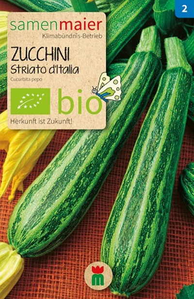 Produktfoto zu Saatgut Zucchini Striato d'Italia
