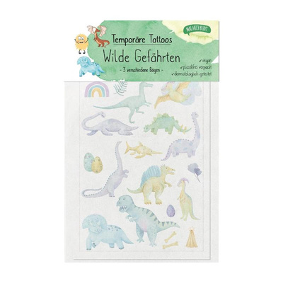 Produktfoto zu Klebetattoos - Wilde Gefährten