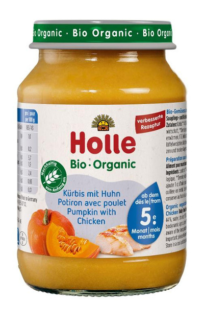 Produktfoto zu Babygläschen Kürbis & Huhn