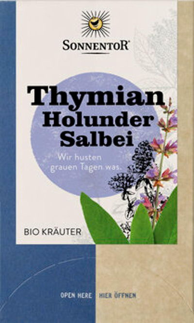 Produktfoto zu Thymian Holunder Salbei Tee