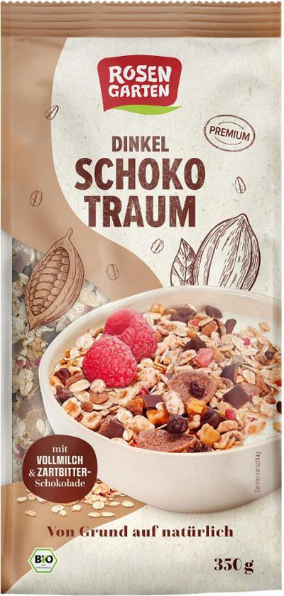 Produktfoto zu Dinkel Schokotraum Müsli