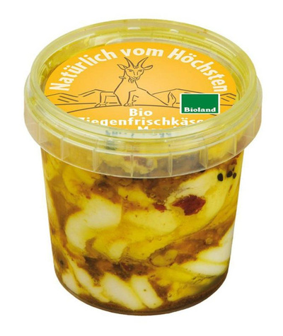 Produktfoto zu Ziegenfrischkäse-Töpfchen Feige Mandel