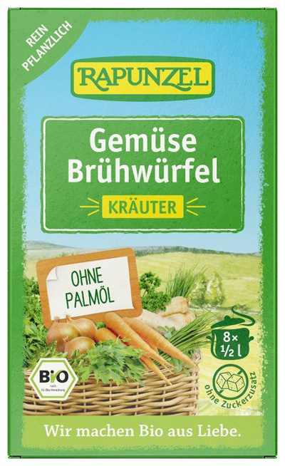 Produktfoto zu Gemüse-Brühwürfel mit Kräutern