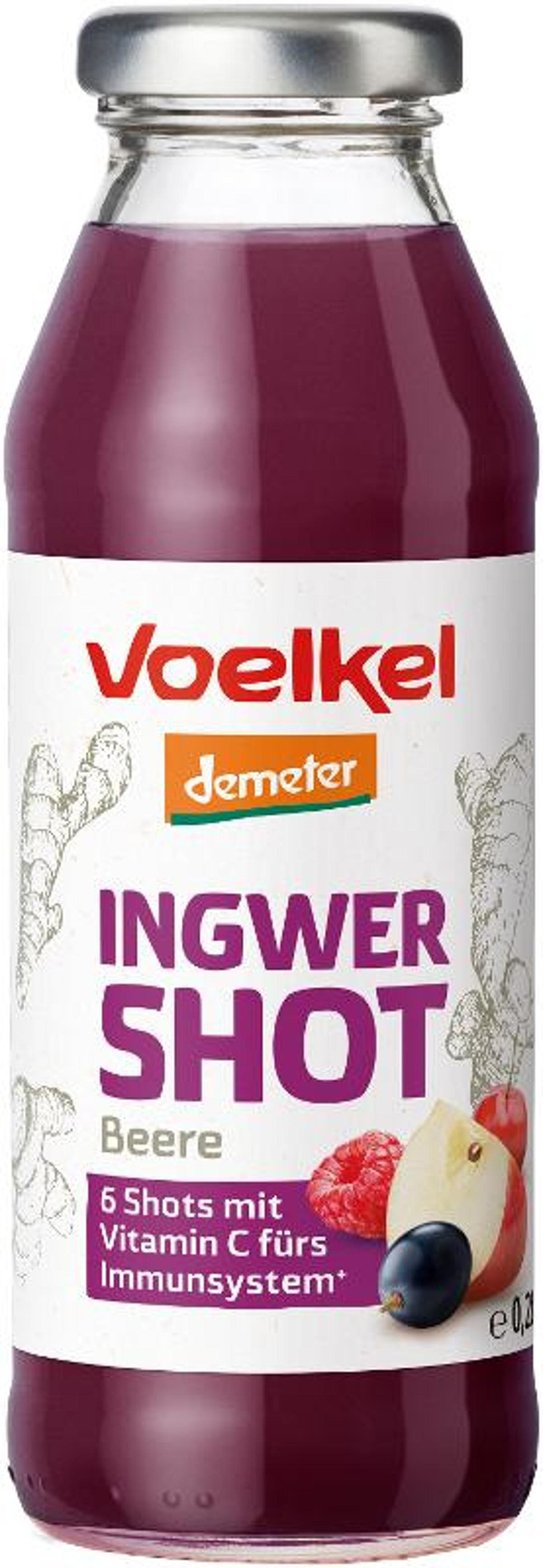 Produktfoto zu Ingwer Shot Beere 0,28 l