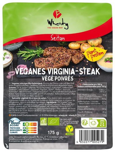 Produktfoto zu Virginia Steak vegan