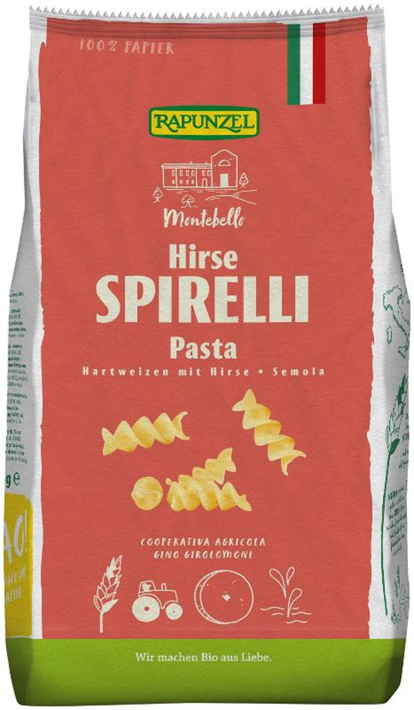 Produktfoto zu Spirelli mit Hirse Semola