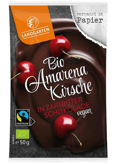 Produktfoto zu Amarenakirsche in Zartbitterschokolade