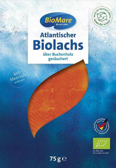 Produktfoto zu Atlantischer Biolachs über Buchenholz geräuchert