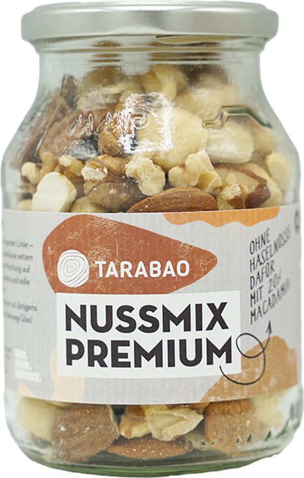 Produktfoto zu Premium Nussmix im Glas