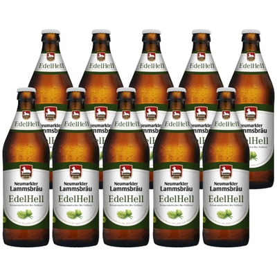 Produktfoto zu Lammsbräu Edel-Hell Kasten