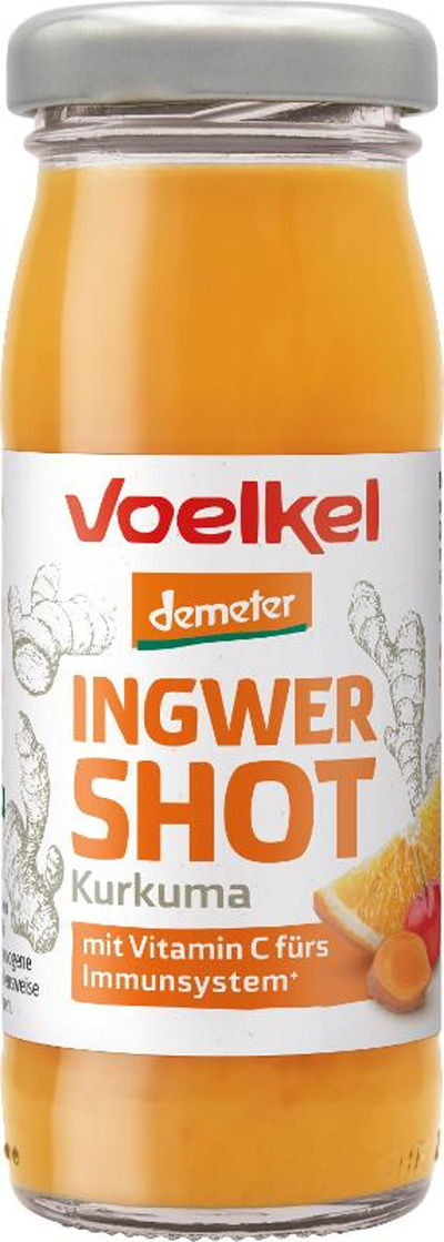 Produktfoto zu Shot Ingwer & Kurkuma 95 ml