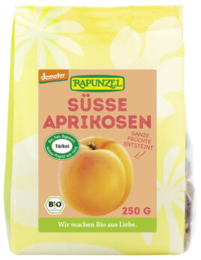 Produktfoto zu Aprikosen ganz süß getrocknet