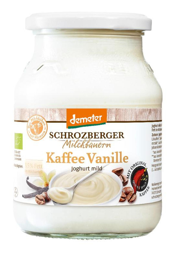 Produktfoto zu Joghurt Glas Kaffee-Vanille