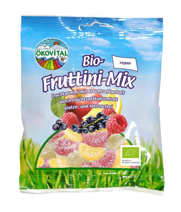Produktfoto zu Bio-Fruttini-Mix Fruchtgelee