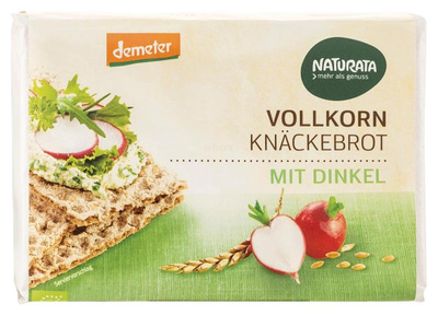 Produktfoto zu Knäckebrot Vollkorn mit Dinkel Naturata