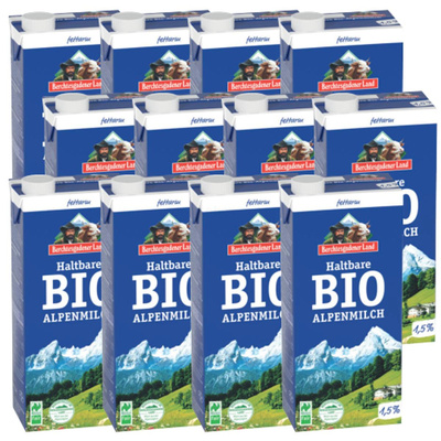 Produktfoto zu H-Milch 1,5 % 12er-Karton