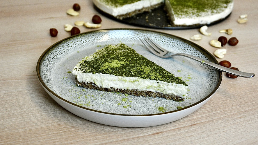 Rezeptbild für Matcha-Kokos-Kuchen