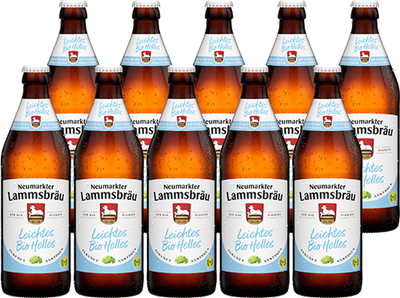 Produktfoto zu Lammsbräu Leichtes Helles Kasten