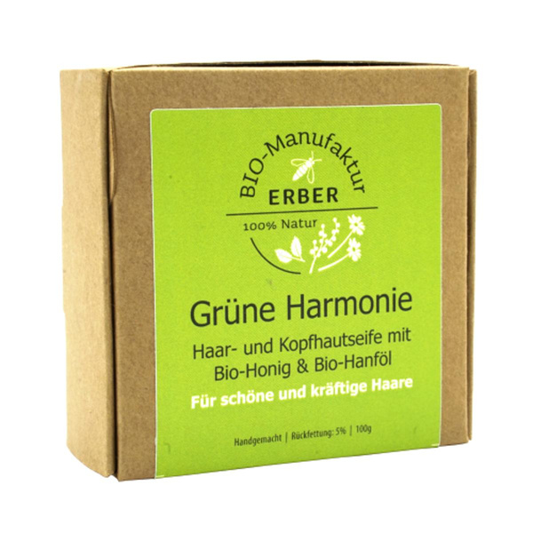 Produktfoto zu Grüne Harmonie Haarseife