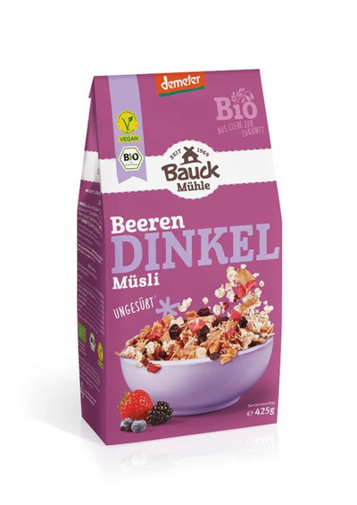 Produktfoto zu Beeren Dinkel Müsli ungesüßt