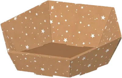 Produktfoto zu Präsentkorb 6-Eck "Natura Winternacht"