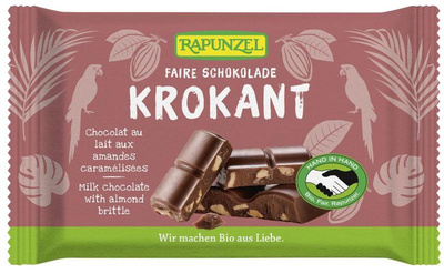 Produktfoto zu Schokolade Vollmilch mit Mandelkrokant