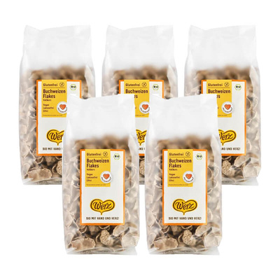 Produktfoto zu Buchweizen-Flakes 5 x 250 g
