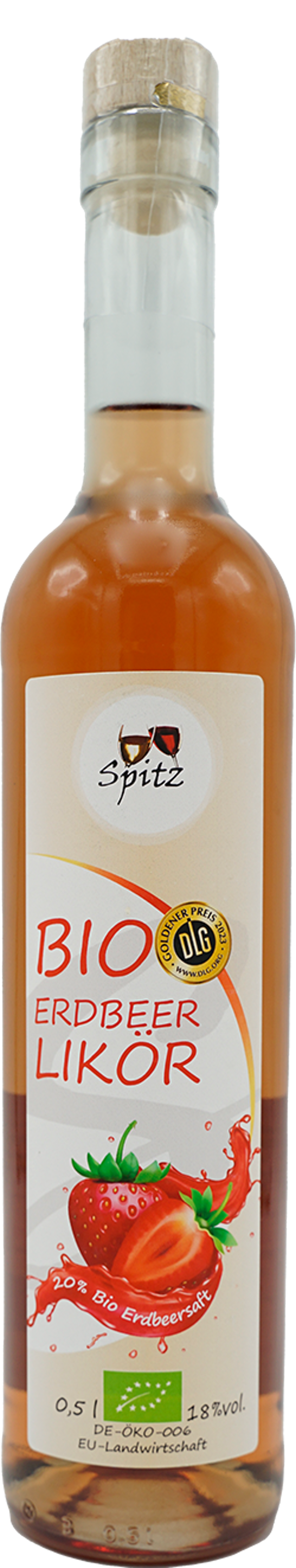 Produktfoto zu Bio Erdbeer Likör