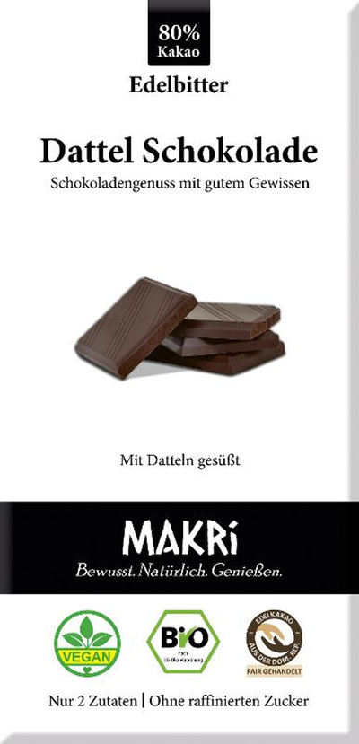Produktfoto zu Dattel Schokolade