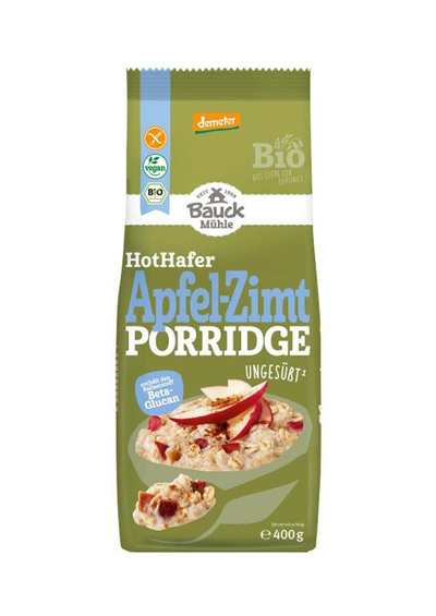 Produktfoto zu Hot Haferbrei Apfel-Zimt glutenfrei