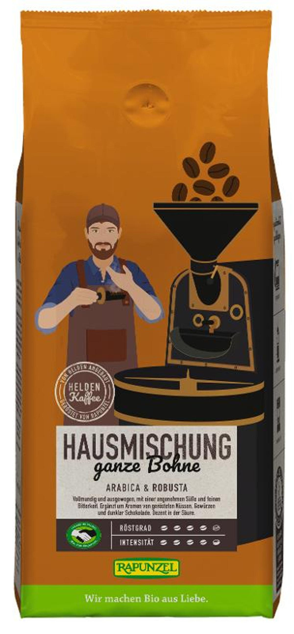 Produktfoto zu Heldenkaffee Hausmischung ganze Bohne