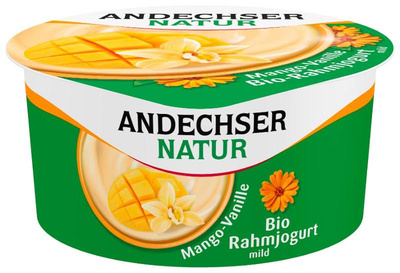 Produktfoto zu Rahmjoghurt Mango-Vanille
