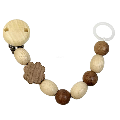 Produktfoto zu Holz-Schnullerkette