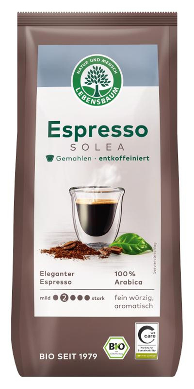 Produktfoto zu Espresso Solea entkoffeiniert