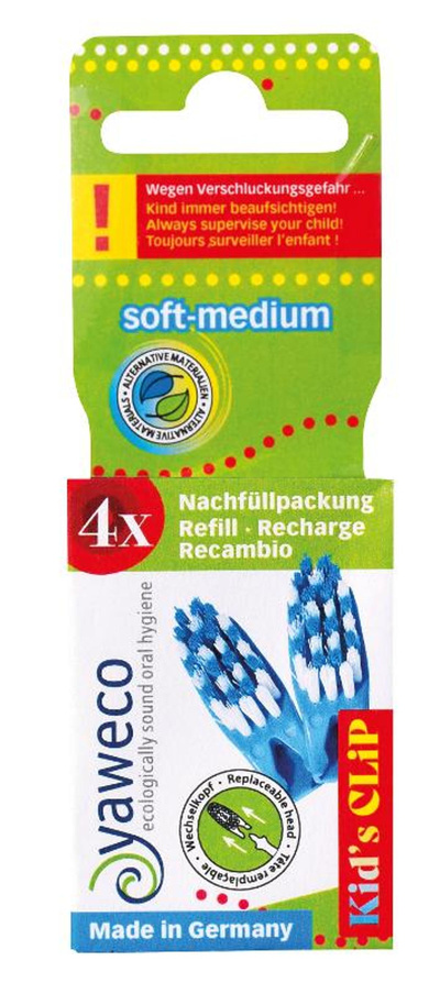Produktfoto zu Nachfüllpackung Wechselköpfe Kid's Brush soft-med.